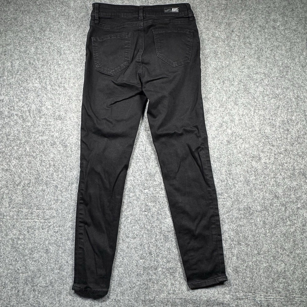 KUT from the Kloth Donna High‎ Waist Ankle Skinny Jeans Black Women's/Juniors 2 - Picture 3 of 11
